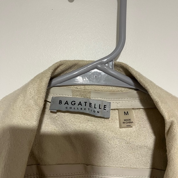 Bagatelle Cream Leather Jacket - Picture 4 of 5